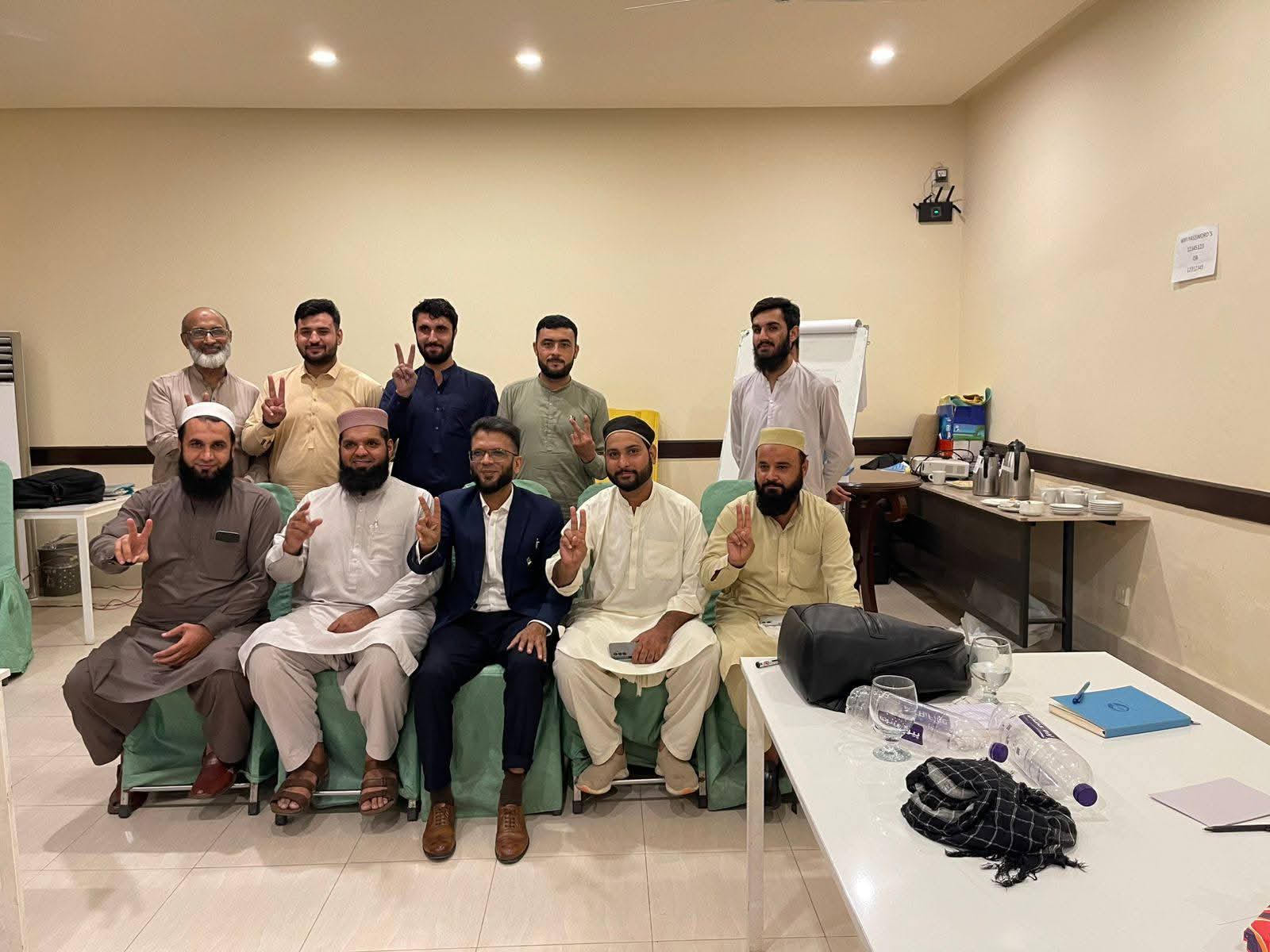 Training session in Peshawar. My client is dealing in Iron & Steel Business